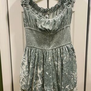 Urban Outfitters Shimmering Crushed Velvet Dress